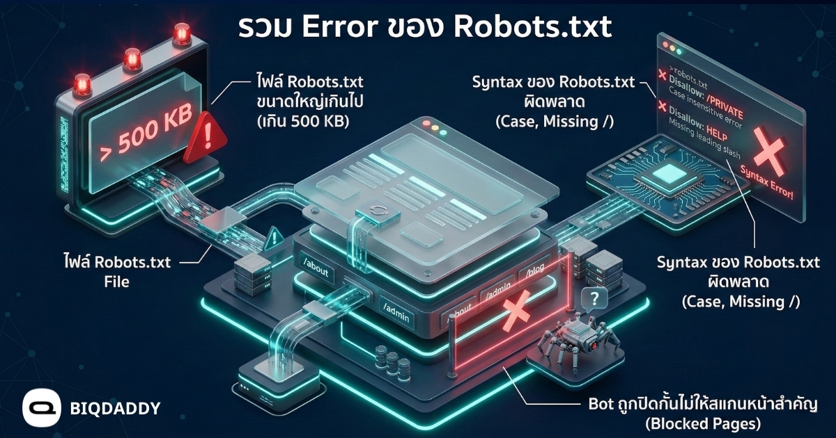 Include the ERROR files in Robots.txt